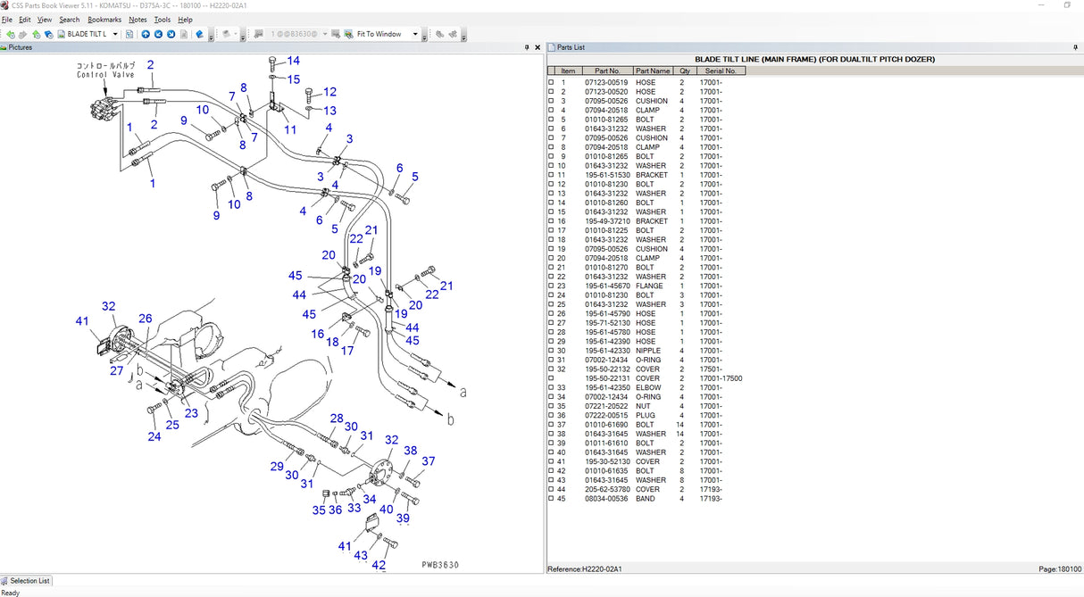 Komatsu CSS EPC Mining Bulldozers 05.2022 Spare Parts Catalog