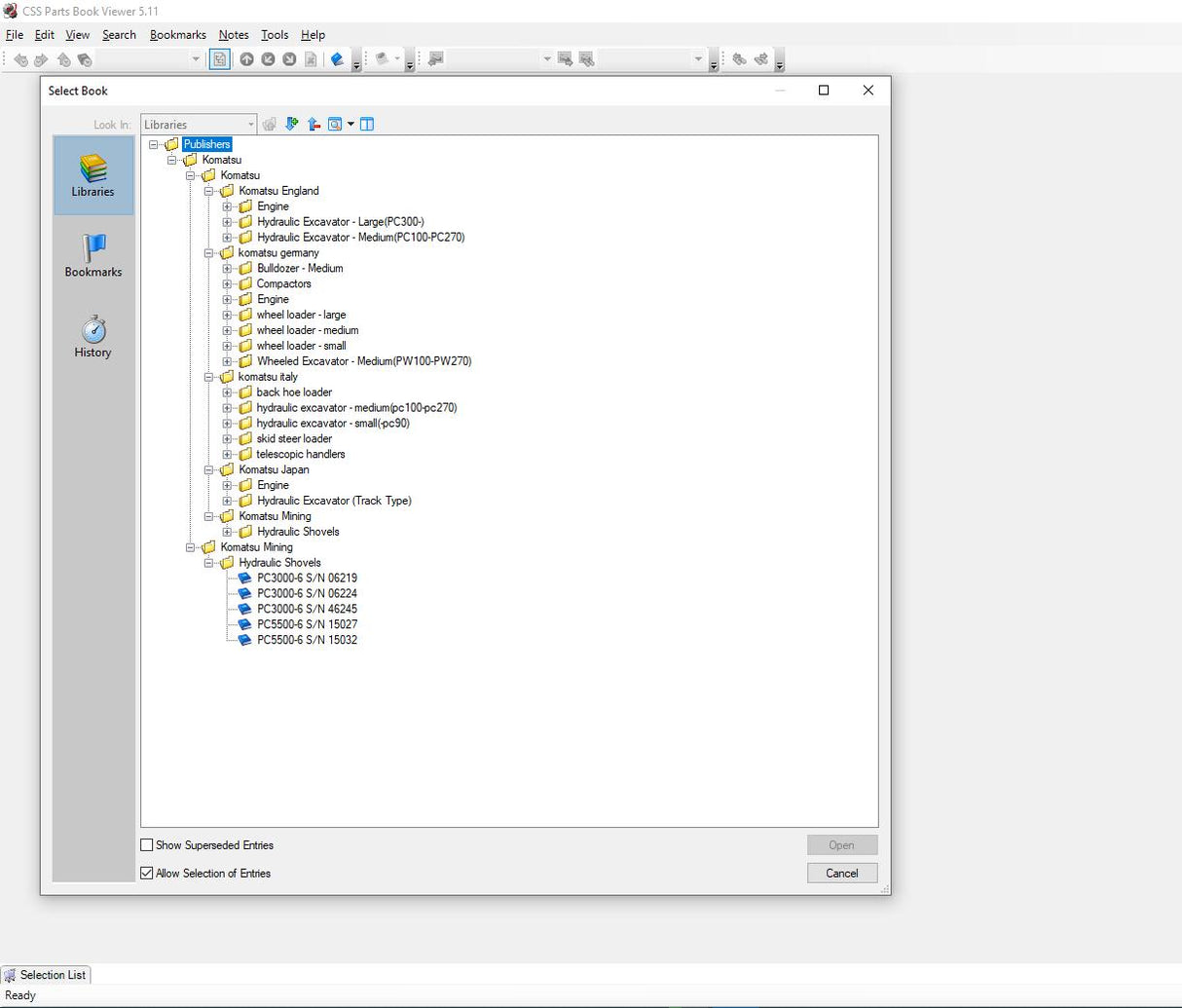 Komatsu Linkone CSS-NET Parts Viewer 5.11 02.2022 JAPAN + EUR + USA Spare Parts Catalog