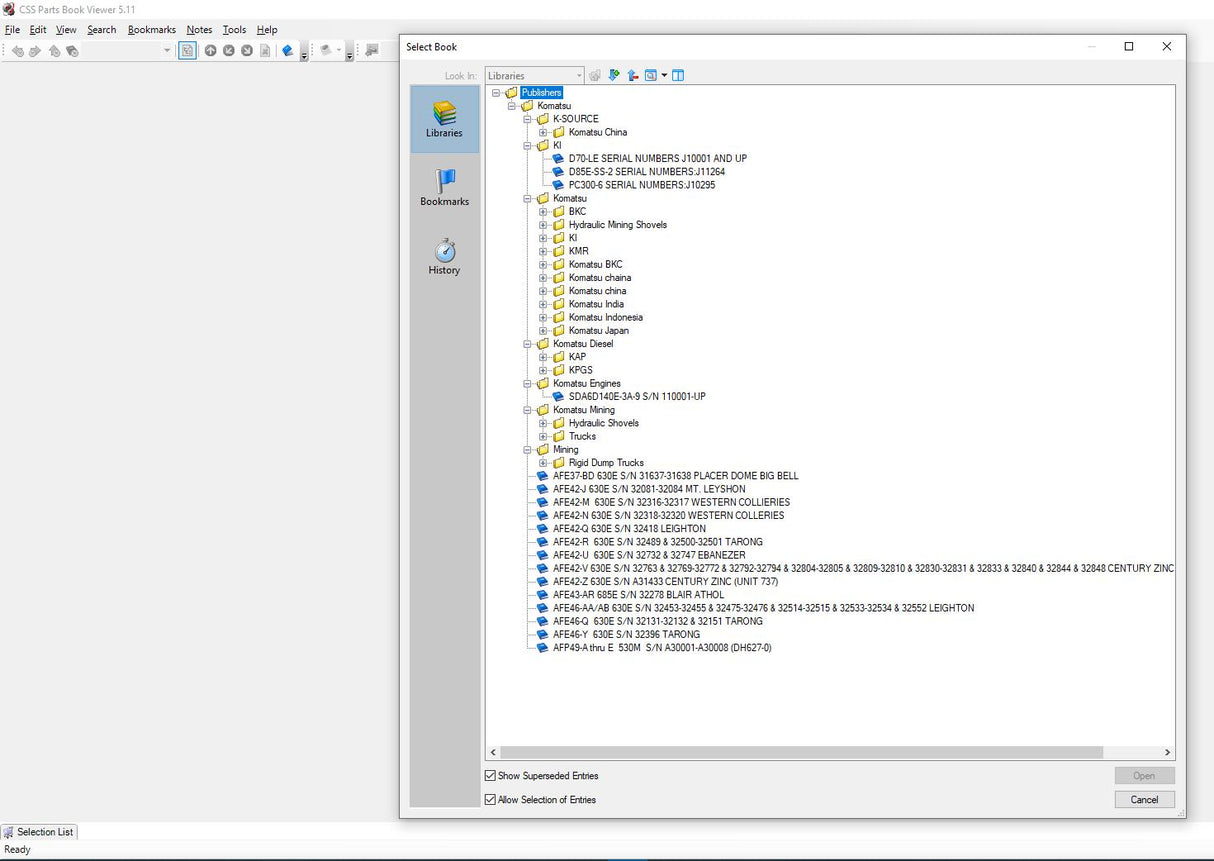 Komatsu Linkone CSS-NET Parts Viewer 5.11 02.2022 JAPAN + EUR + USA Spare Parts Catalog