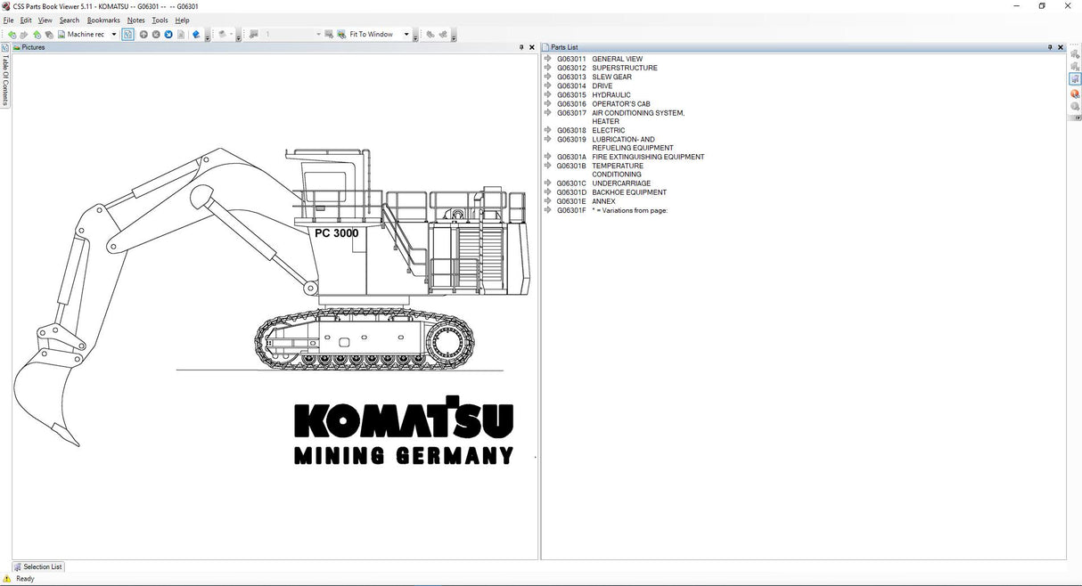 Komatsu Linkone CSS-NET Parts Viewer 5.11 02.2022 JAPAN + EUR + USA Spare Parts Catalog