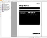 Komatsu Mining Dump Trucks 3.75 GB PDF Updated 2022 Shop Manuals, Operator & Maintenance Manual