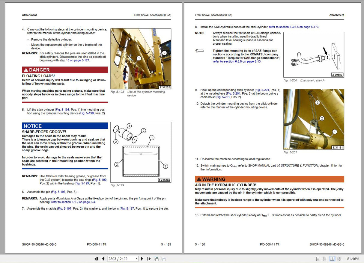 Komatsu Mining Excavator 2.59 GB PDF Updated 2022 Shop Manuals, Operator & Maintenance Manual