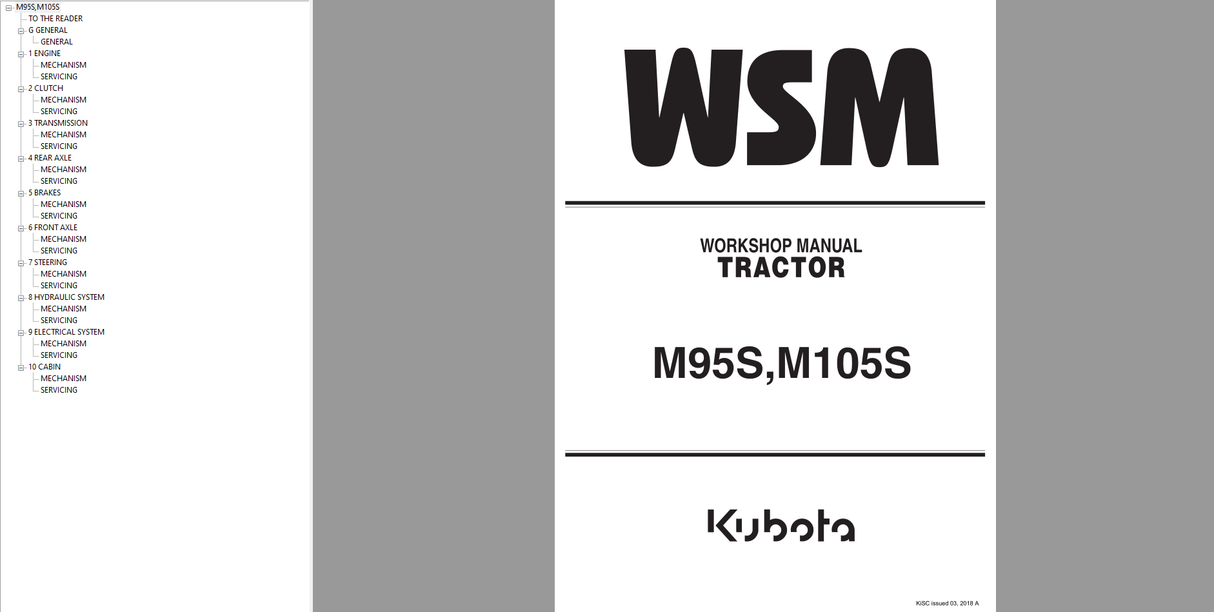 Kubota & Krone Agricultural Machinery Technical Information (Workshop Manual, Parts Manual, Service Information)