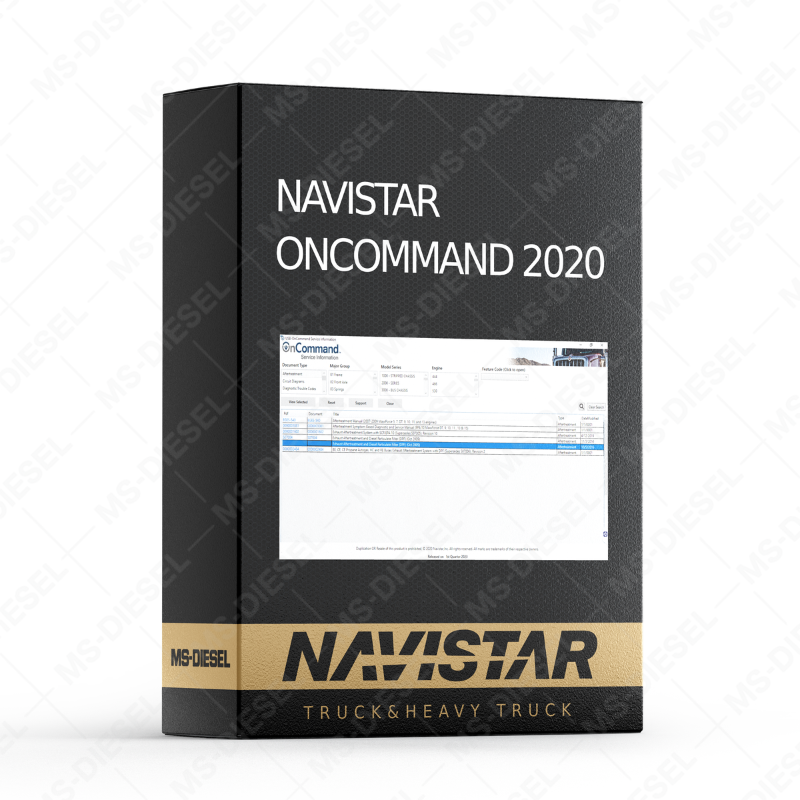 NAVISTAR ONCOMMAND SERVICE INFORMATION 2020