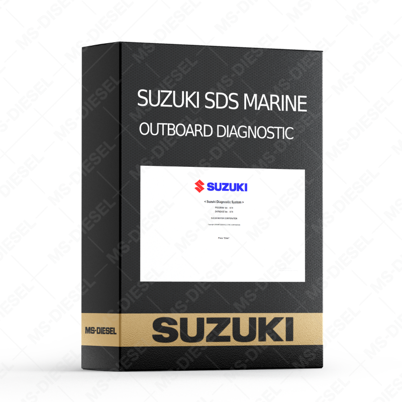 Genuine Suzuki SDS Diagnostic Cable - Pre-2008 Outboard Marine Engine Connector