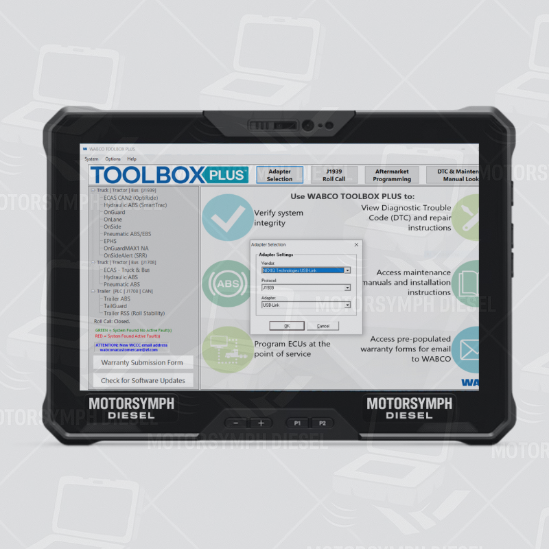 MERITOR WABCO TOOLBOX PLUS 14.5 + ECAS CAN2 [TRUCK AND BUS]