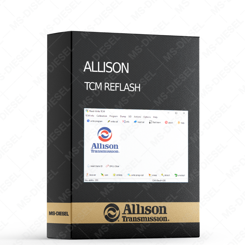 ALLISON TCM REFLASH 6.3 2019.12