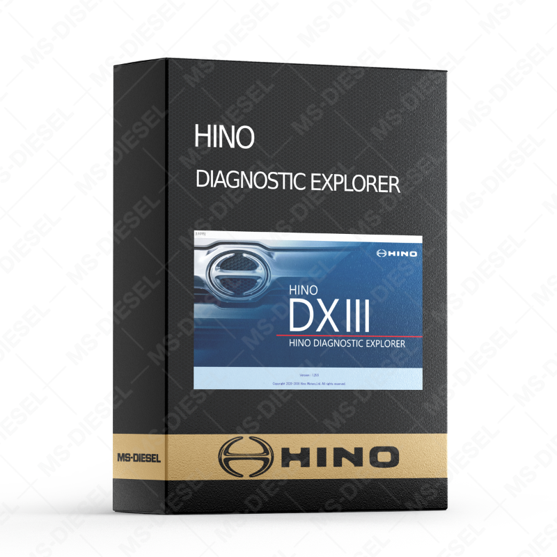 2025 NEW Hino DX3 + Hino DXII Diagnostic EXplorer + Diagnostic Software Truck Repair Tool