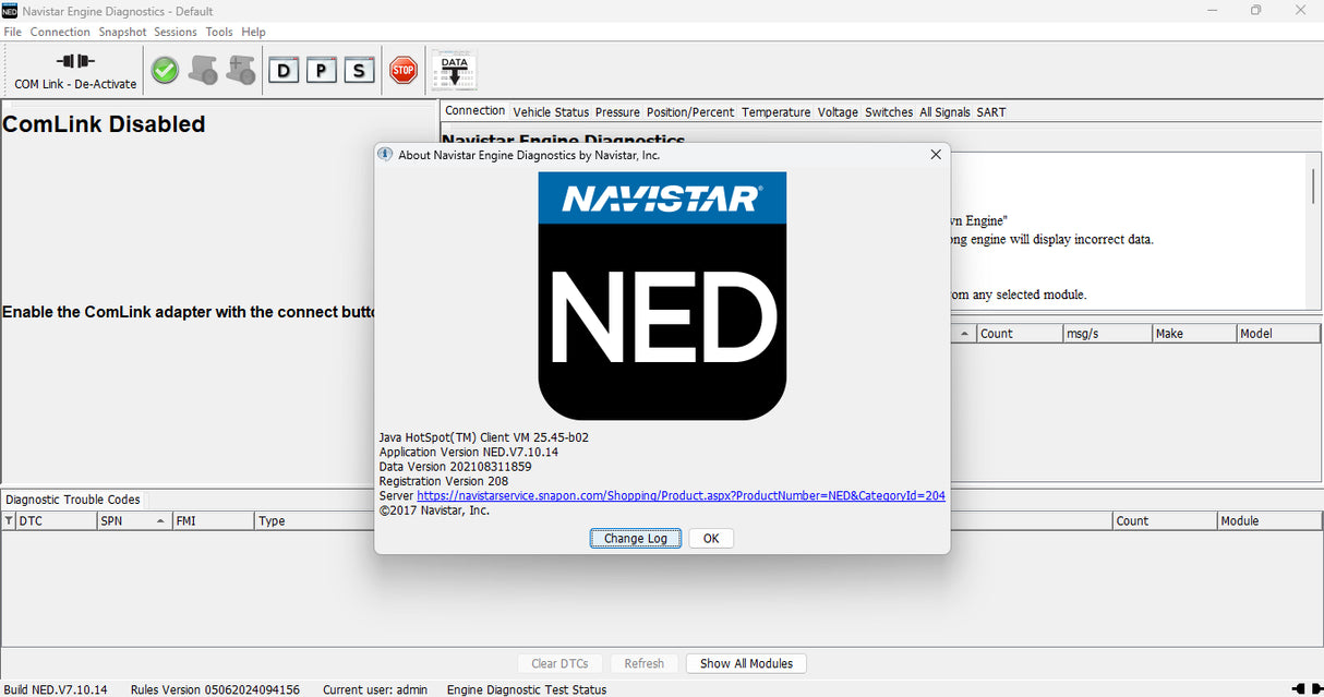 Navistar Engine Diagnostics (NED) 6.2024