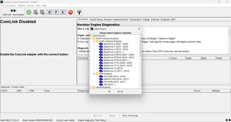 Navistar Engine Diagnostics (NED) 6.2024